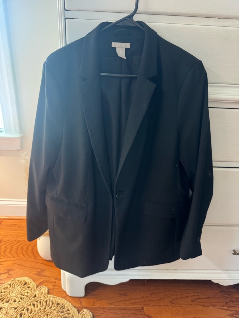 Classic Black h&m Single-Button Blazer